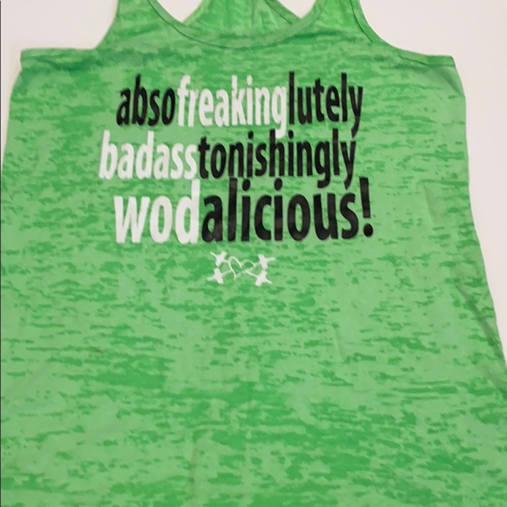 Woman’s racer back workout tank top